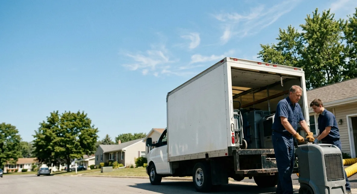 Water Damage Cleanup in Schneider, IN near me